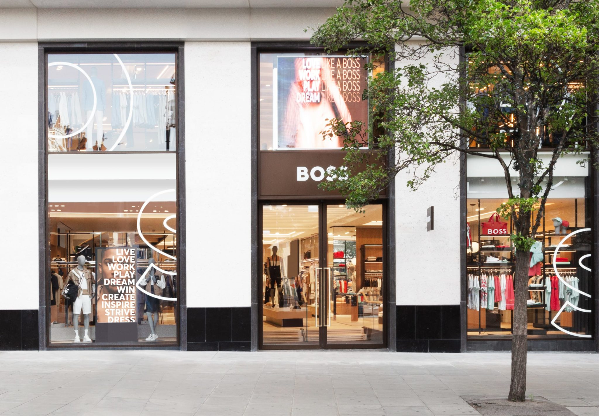 Hugo Boss Exterior Signage 