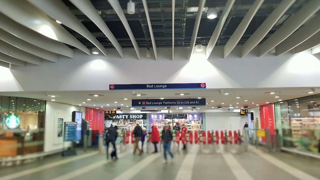 Internal wayfinding signage – Train station signage