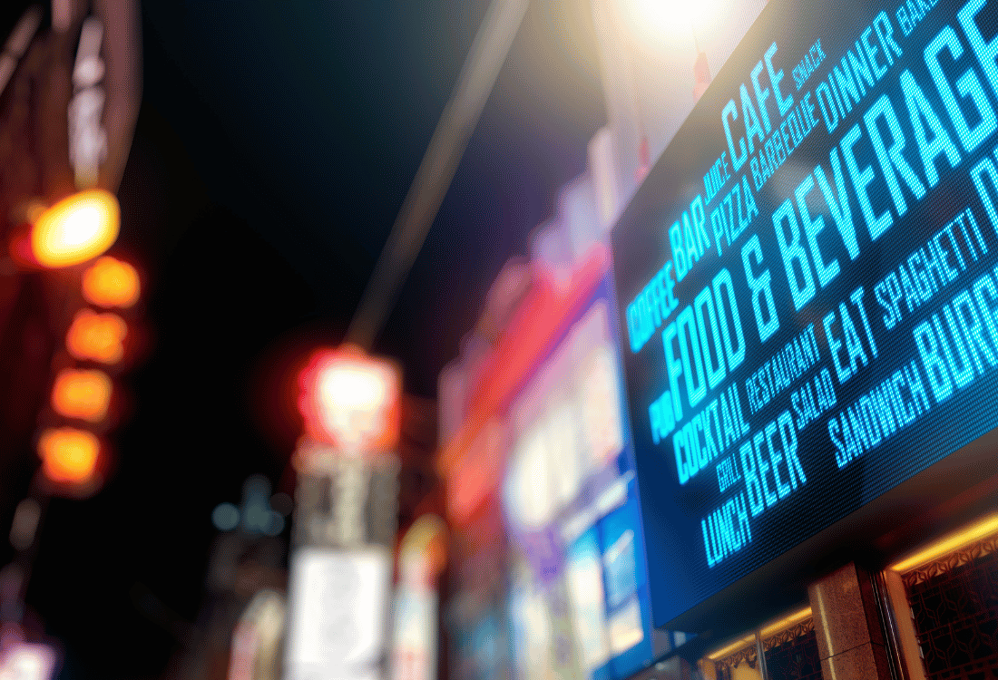Acrylic outdoor signage that is more sustainable