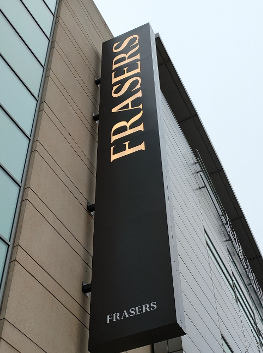 Frasers outdoor signage